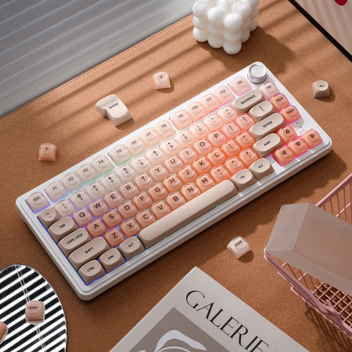 XVX Foundation Series HOA Profile Translucent PBT+PC 132-Key Keycap Set - Agenda365.com