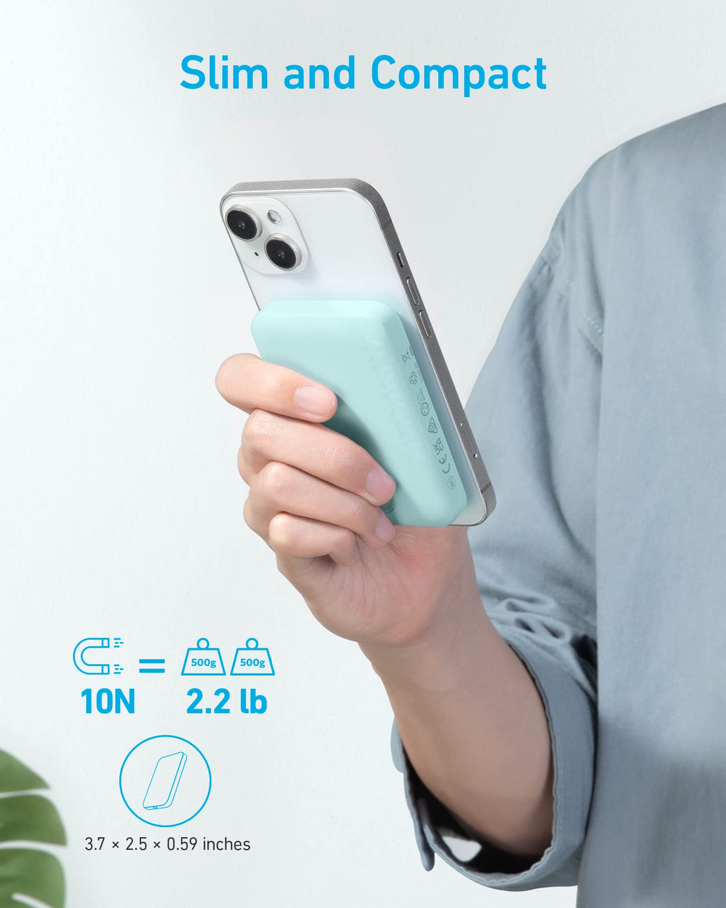 Anker <b>321</b> MagGo Battery (PowerCore Magnetic 5K) - Agenda365.com