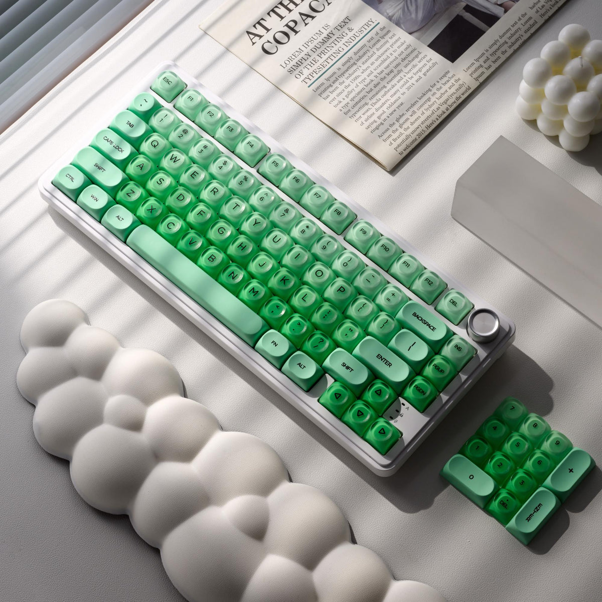 XVX Foundation Series HOA Profile Translucent PBT+PC 132-Key Keycap Set - Agenda365.com