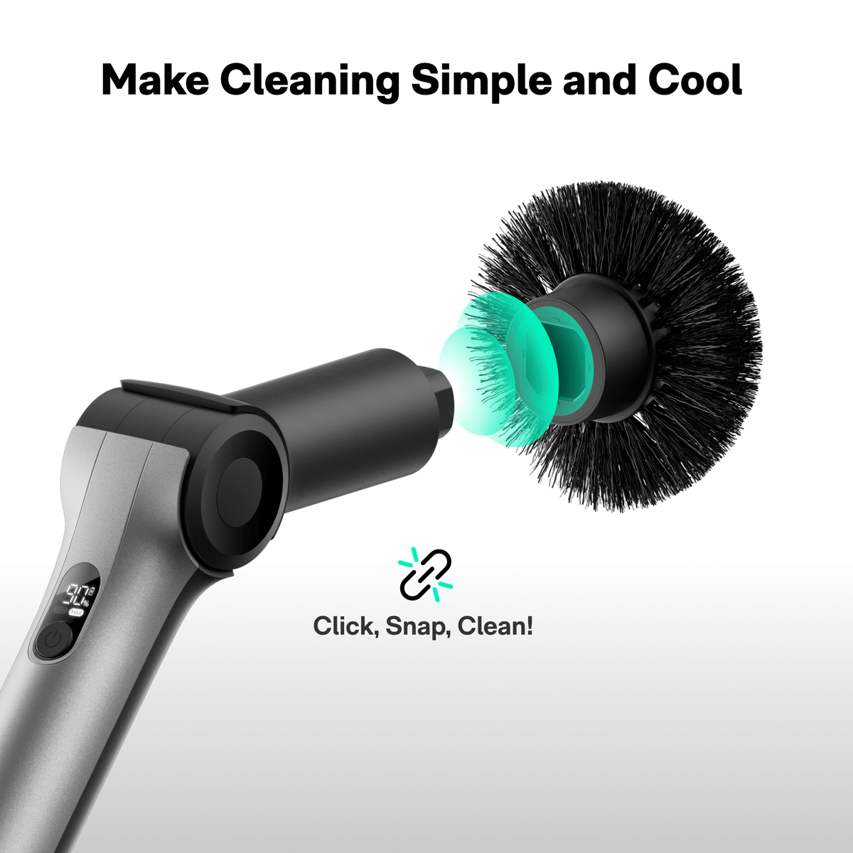 HOTO Flexi™ Cordless Spin Scrubber - Agenda365.com