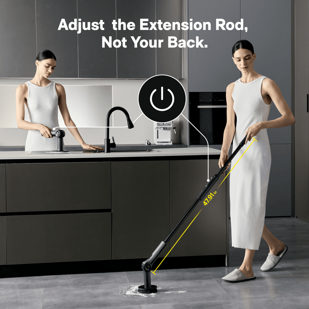 HOTO Flexi™ Cordless Spin Scrubber - Agenda365.com