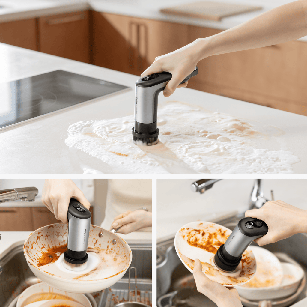 HOTO Grip™ Cordless Spin Scrubber - Agenda365.com
