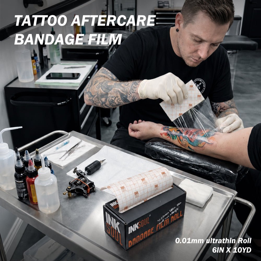 INKSOUL® Tattoo Aftercare Bandage Film 0.01mm ultrathin Roll 6in X 10yd - Agenda365.com