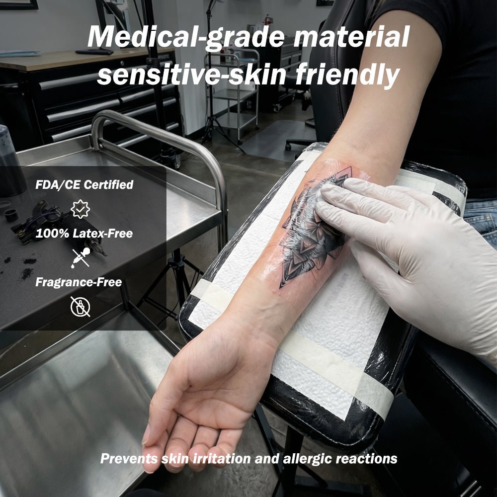 INKSOUL® Tattoo Aftercare Bandage Film 0.01mm ultrathin Roll 6in X 10yd - Agenda365.com