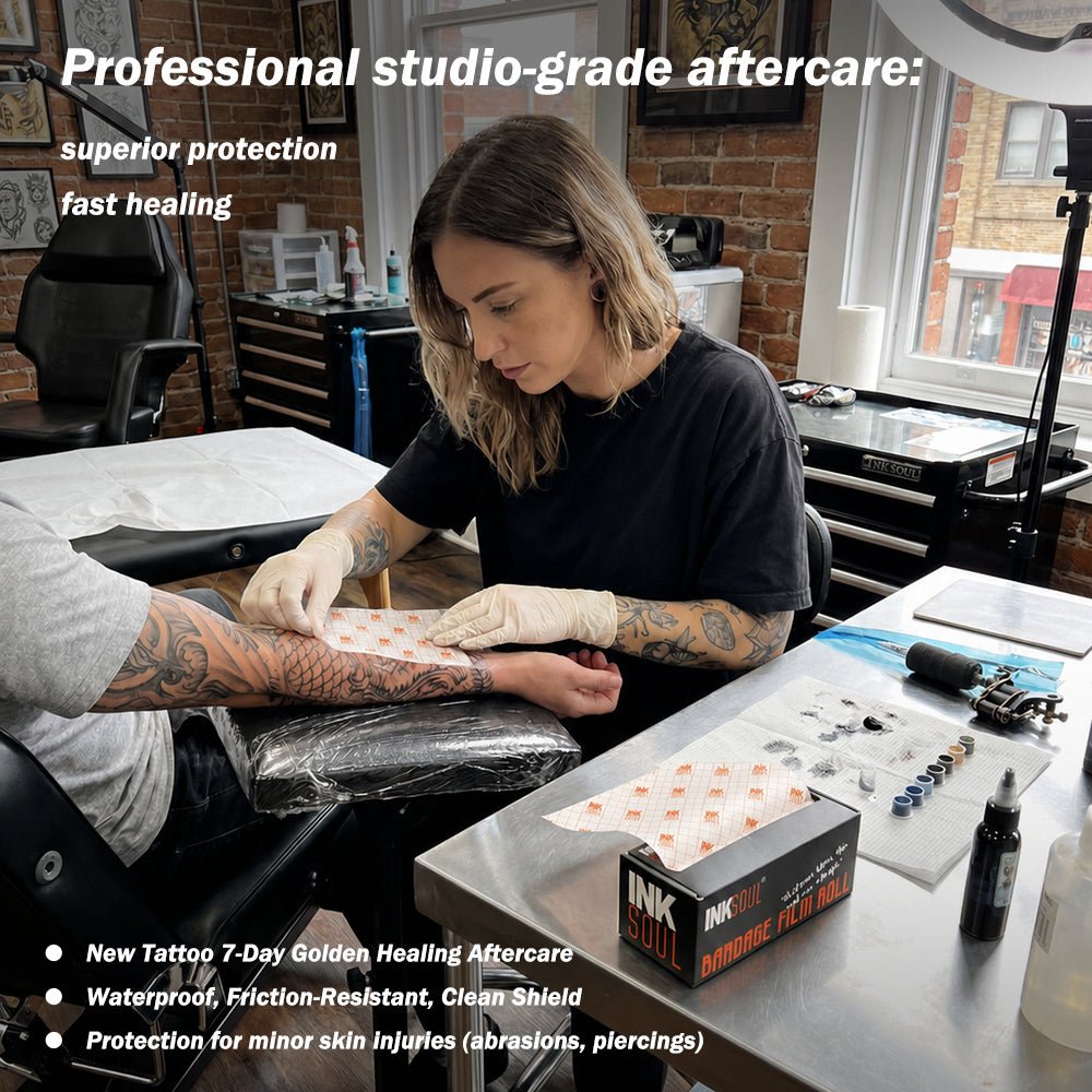 INKSOUL® Tattoo Aftercare Bandage Film 0.01mm ultrathin Roll 6in X 10yd - Agenda365.com