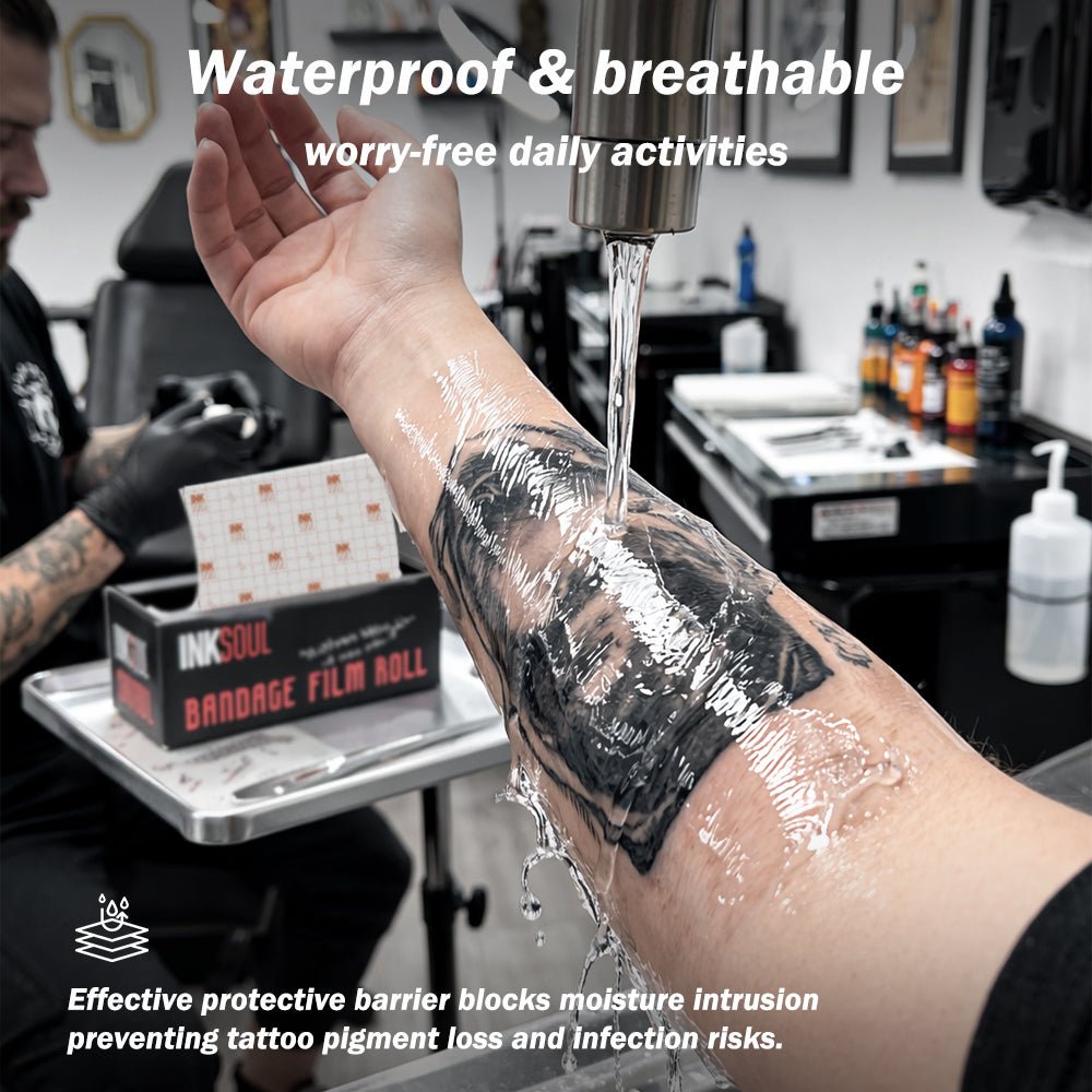 INKSOUL® Tattoo Aftercare Bandage Film 0.01mm ultrathin Roll 6in X 10yd - Agenda365.com