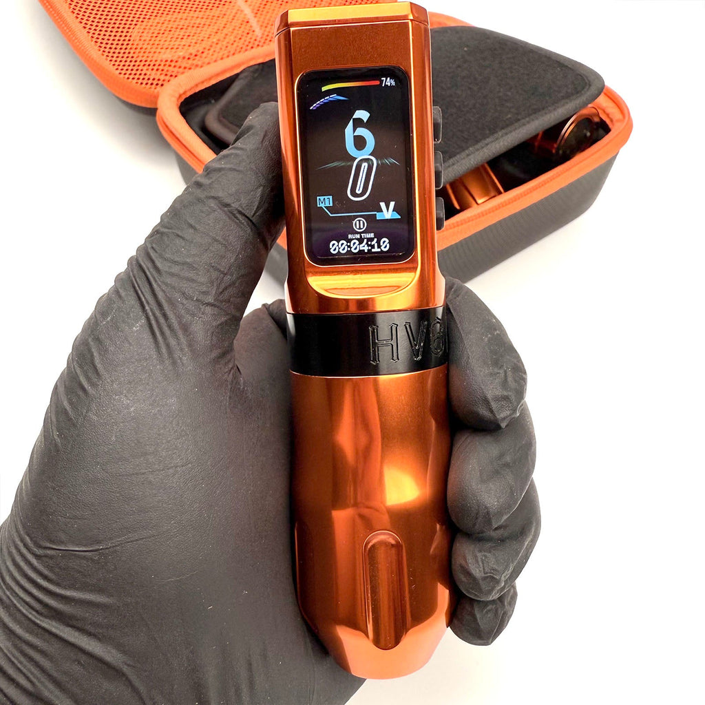 INKSOUL® Tattoo Machine Wiresles Pen 4.2MM Strokes Two Grips Two Batteries Two Modes 2 in 1 | HV6 PRO - Agenda365.com