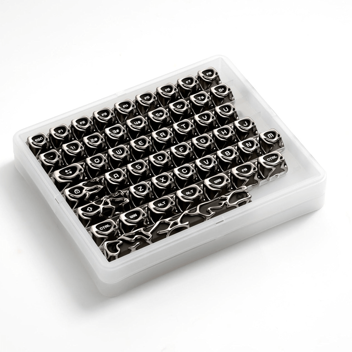 XVX Venom Themed Liquid Metallic Electroplating ABS+PC Keycap Set - Agenda365.com