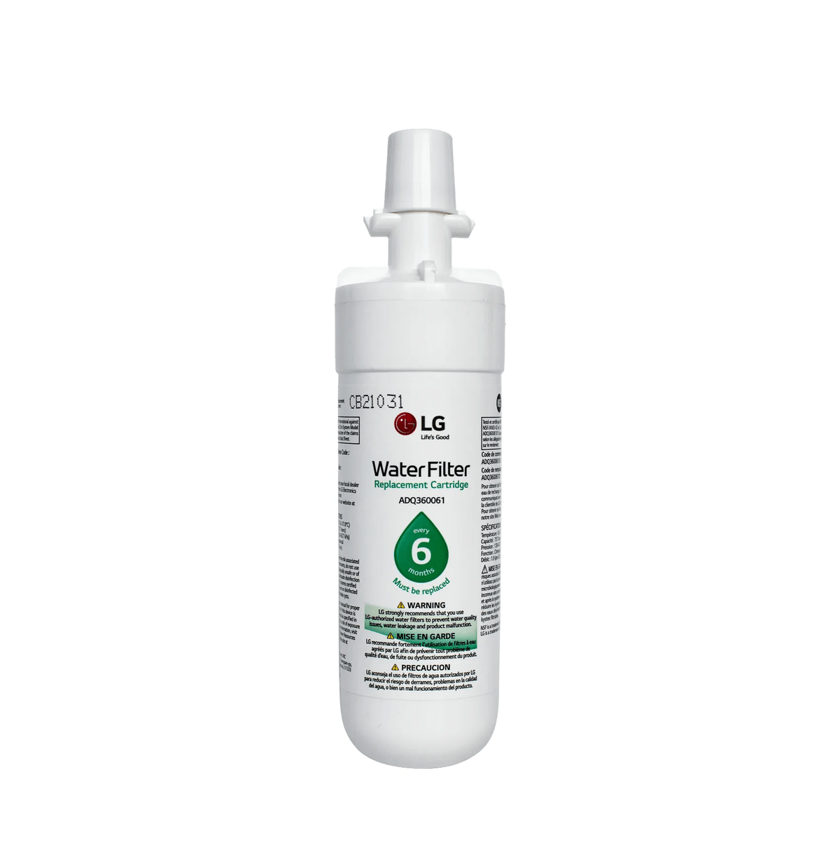 LG LT700P Refrigerator Water Filter ADQ36006101 - Agenda365.com