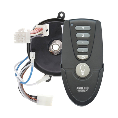 Anderic MR77A-MOLEX-KIT Replacement Ceiling Fan Remote Control Kit - MR77A, RR7222T434, MOLEX-AMP-ADAPTER - Agenda365.com