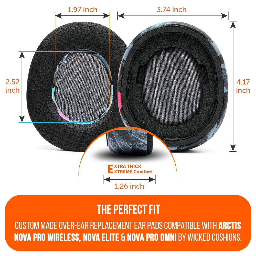 Arctis Nova Pro Wireless, Nova Elite & Nova Pro Omni Earpads - WC FreeZe Cooling Gel - Agenda365.com