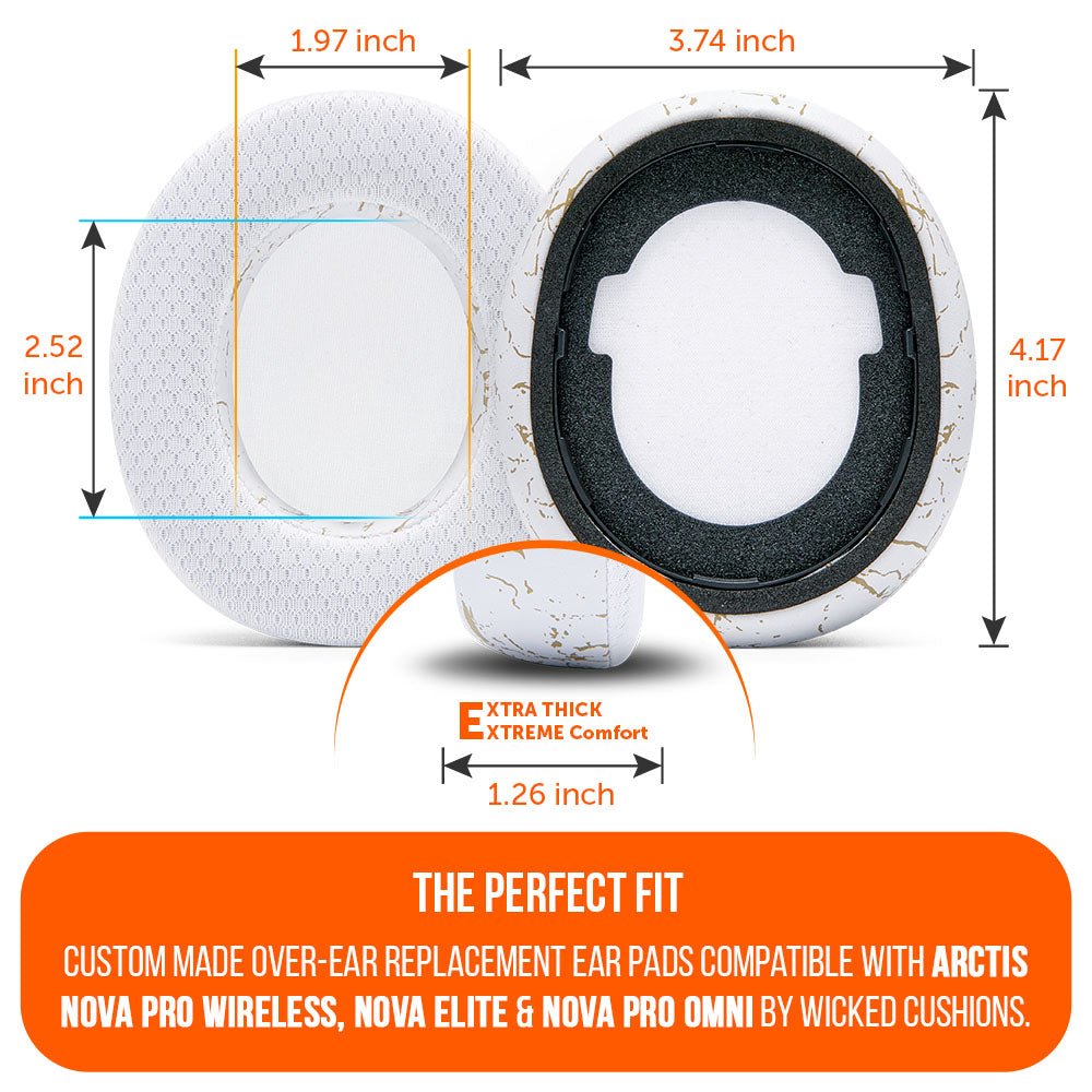 Arctis Nova Pro Wireless, Nova Elite & Nova Pro Omni Earpads - WC FreeZe Cooling Gel - Agenda365.com