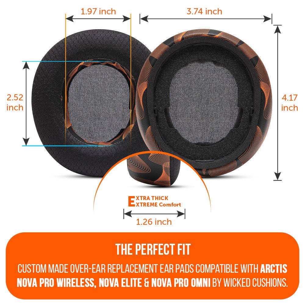 Arctis Nova Pro Wireless, Nova Elite & Nova Pro Omni Earpads - WC FreeZe Cooling Gel - Agenda365.com