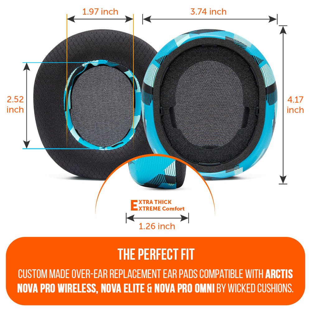 Arctis Nova Pro Wireless, Nova Elite & Nova Pro Omni Earpads - WC FreeZe Cooling Gel - Agenda365.com