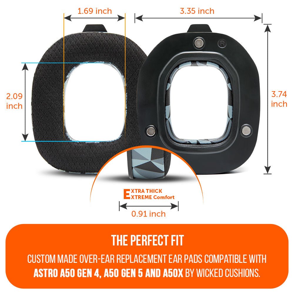 Astro A50 Gen 4, Gen 5 and A50X Earpads - WC FreeZe Cooling Gel - Agenda365.com