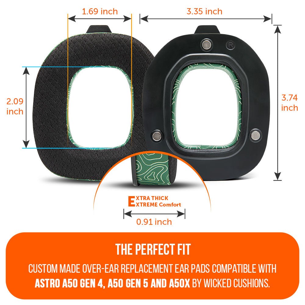Astro A50 Gen 4, Gen 5 and A50X Earpads - WC FreeZe Cooling Gel - Agenda365.com