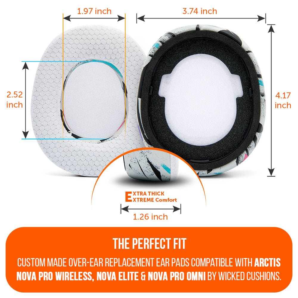 Arctis Nova Pro Wireless, Nova Elite & Nova Pro Omni Earpads - WC FreeZe Cooling Gel - Agenda365.com