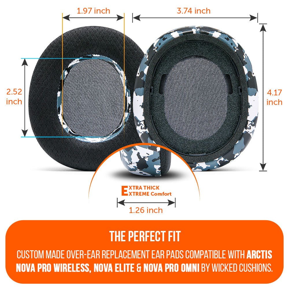 Arctis Nova Pro Wireless, Nova Elite & Nova Pro Omni Earpads - WC FreeZe Cooling Gel - Agenda365.com