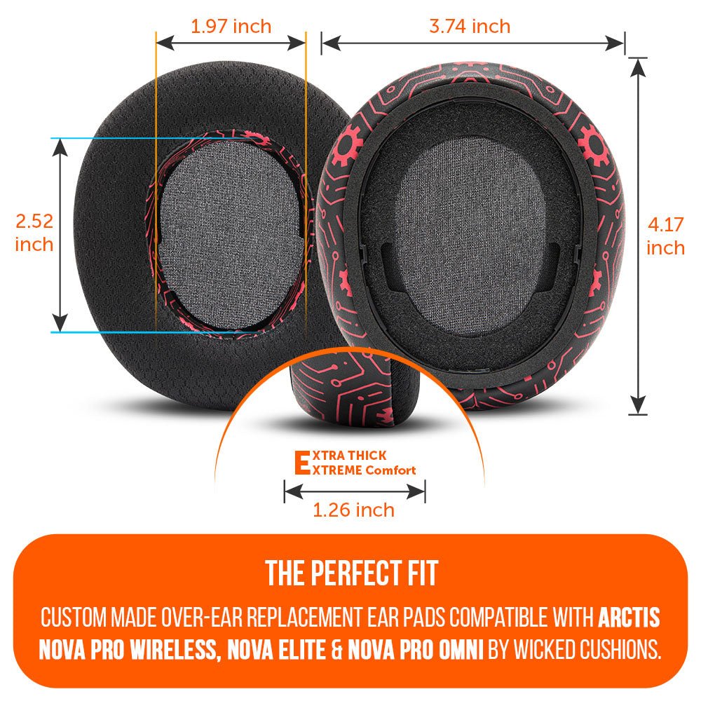Arctis Nova Pro Wireless, Nova Elite & Nova Pro Omni Earpads - WC FreeZe Cooling Gel - Agenda365.com