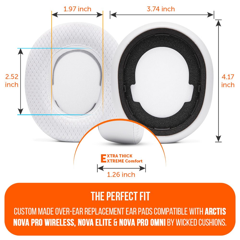 Arctis Nova Pro Wireless, Nova Elite & Nova Pro Omni Earpads - WC FreeZe Cooling Gel - Agenda365.com