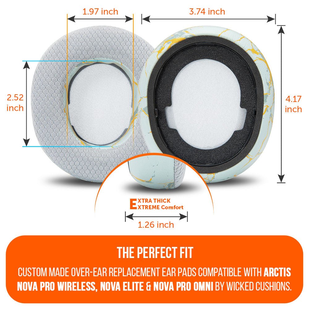 Arctis Nova Pro Wireless, Nova Elite & Nova Pro Omni Earpads - WC FreeZe Cooling Gel - Agenda365.com