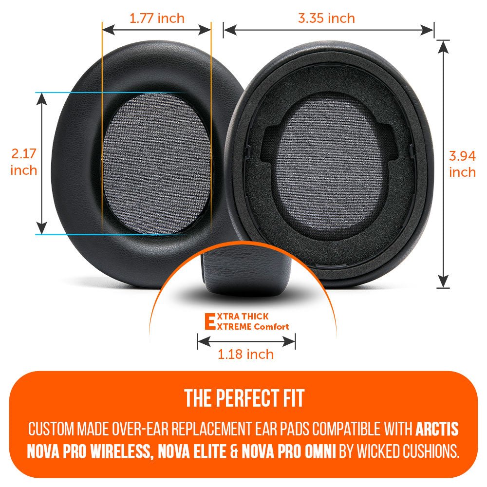 Arctis Nova Pro Wireless, Nova Elite & Nova Pro Omni Earpads - WC PadZ Nova Pro Wireless - Agenda365.com