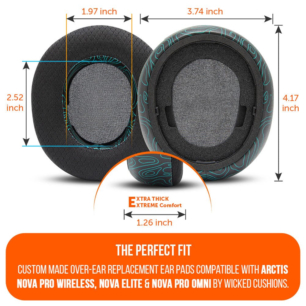 Arctis Nova Pro Wireless, Nova Elite & Nova Pro Omni Earpads - WC FreeZe Cooling Gel - Agenda365.com