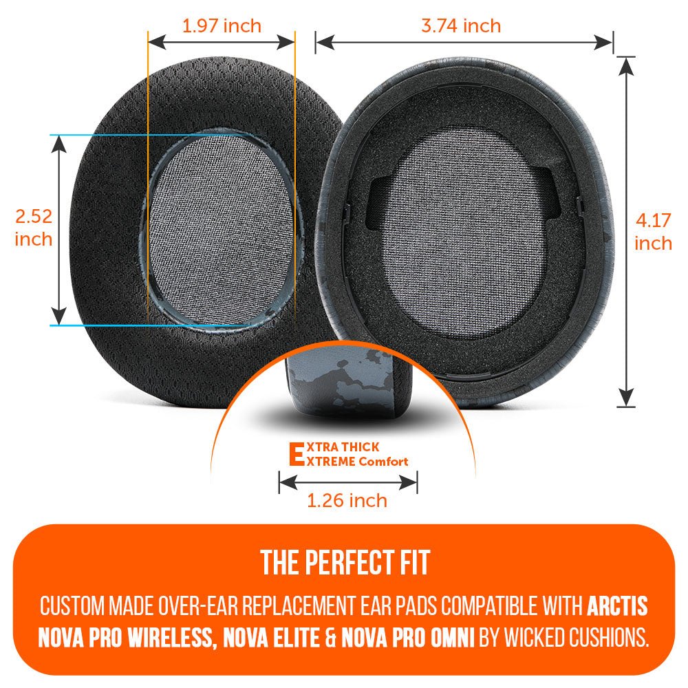 Arctis Nova Pro Wireless, Nova Elite & Nova Pro Omni Earpads - WC FreeZe Cooling Gel - Agenda365.com