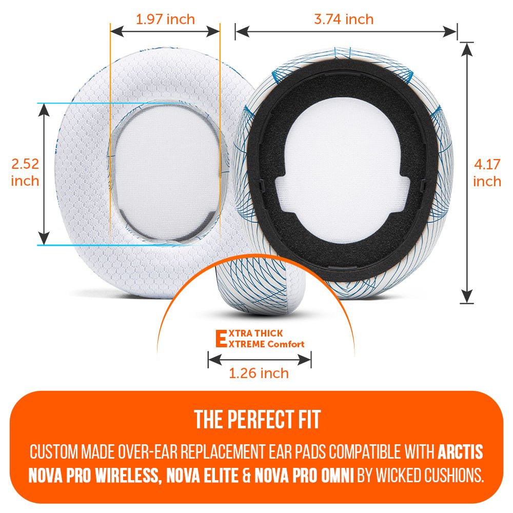 Arctis Nova Pro Wireless, Nova Elite & Nova Pro Omni Earpads - WC FreeZe Cooling Gel - Agenda365.com