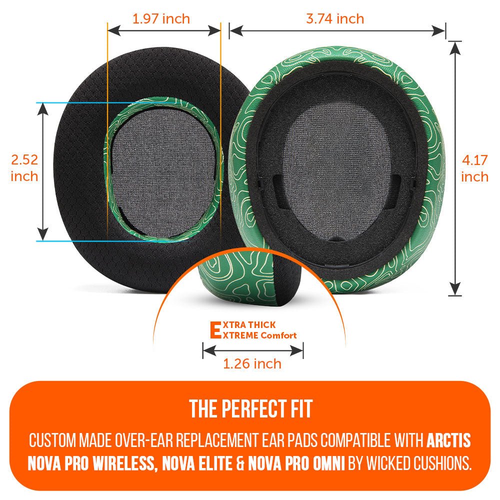 Arctis Nova Pro Wireless, Nova Elite & Nova Pro Omni Earpads - WC FreeZe Cooling Gel - Agenda365.com