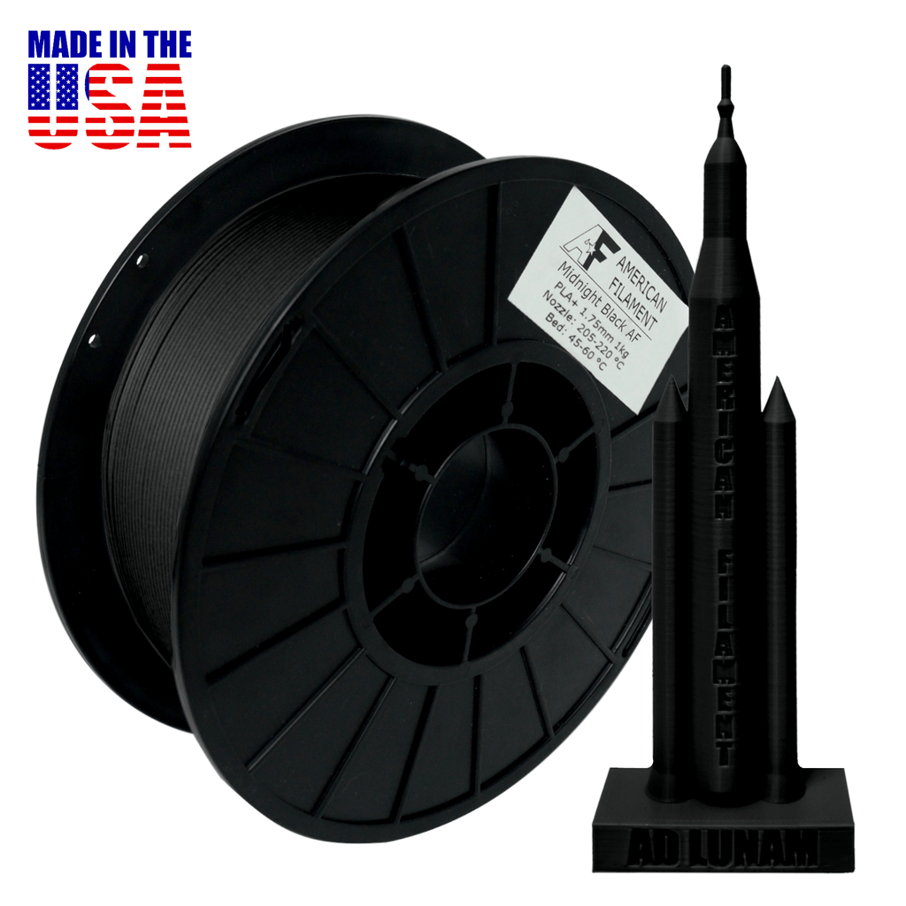 Matte Black AF 1.75mm PLA+ Filament Made in the USA! - Agenda365.com