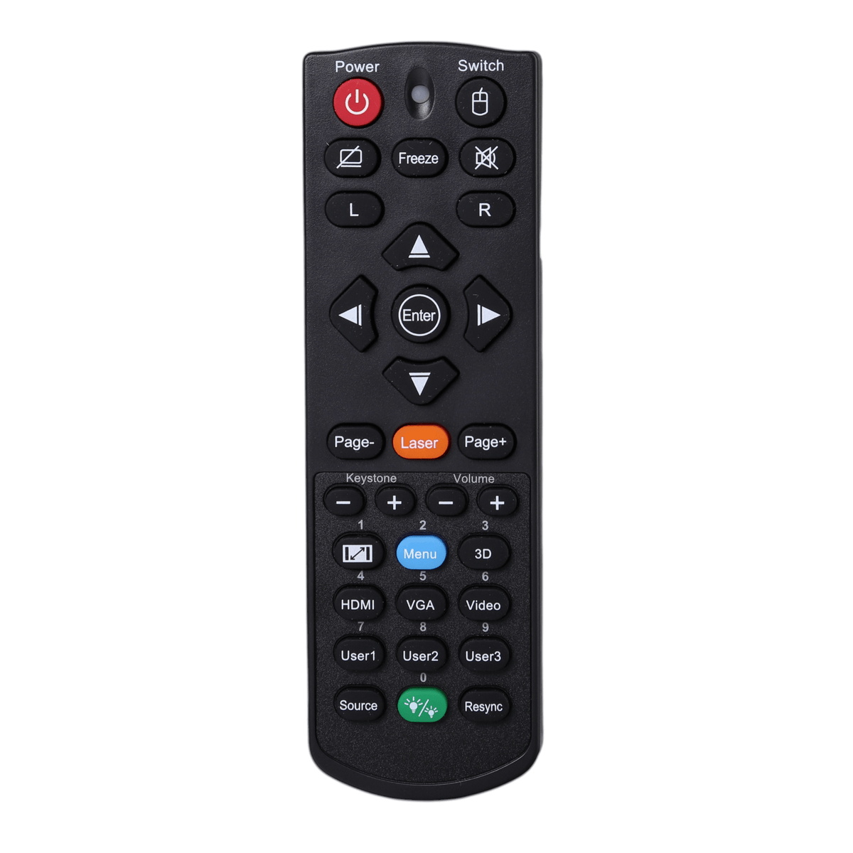 Optoma BR-5053C Projector Remote Control with Laser Pointer - BR-5053C - Agenda365.com