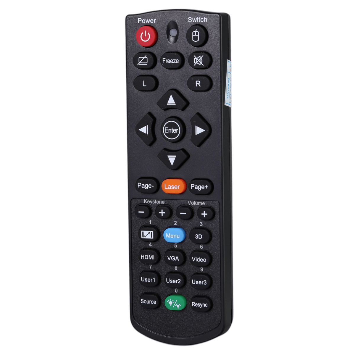 Optoma BR-5053C Projector Remote Control with Laser Pointer - BR-5053C - Agenda365.com