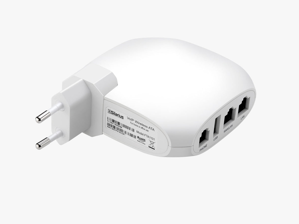 Silarius SILSPA101US Portable Wireless VoIP Adapter - Agenda365.com