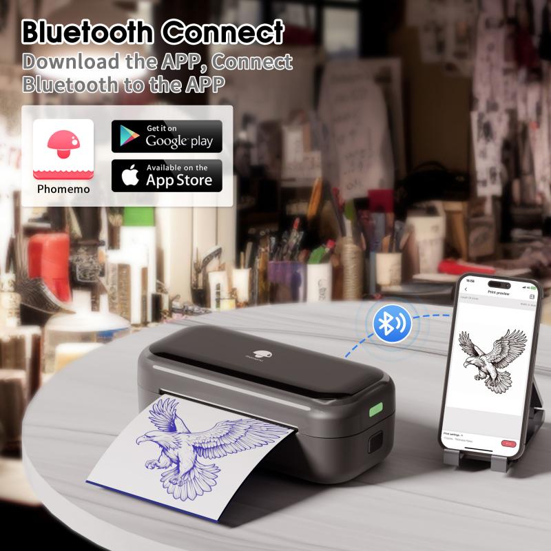 Phomemo TP31 Bluetooth Tattoo Stencil Pocket Printer - Agenda365.com