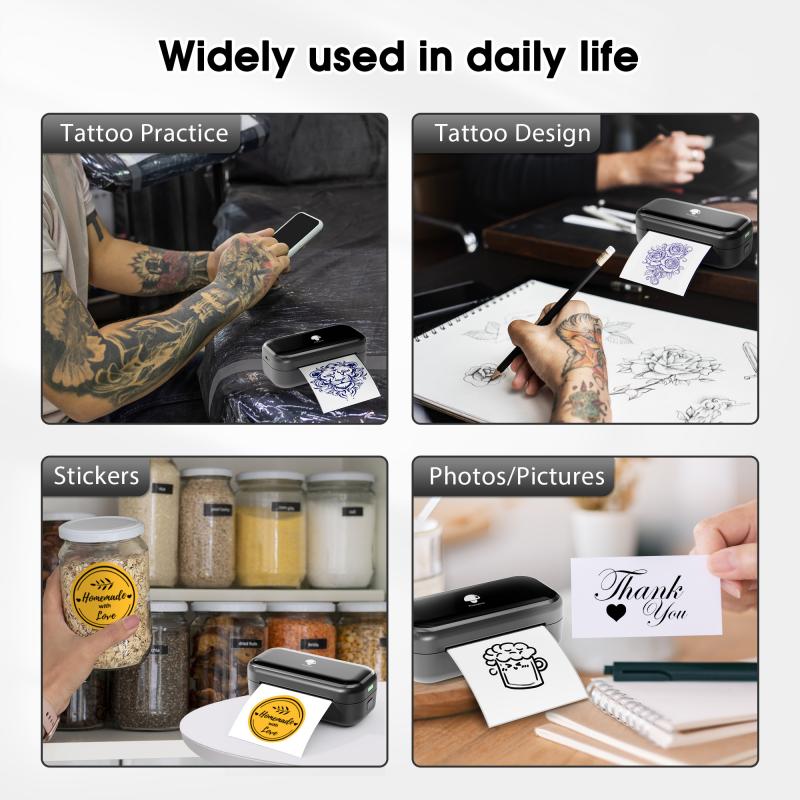 Phomemo TP31 Bluetooth Tattoo Stencil Pocket Printer - Agenda365.com