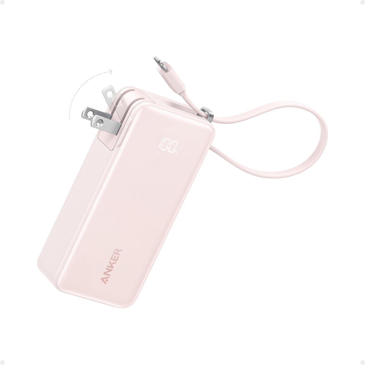Anker Power Bank (10K, Fusion, Built-In Cable) - Agenda365.com