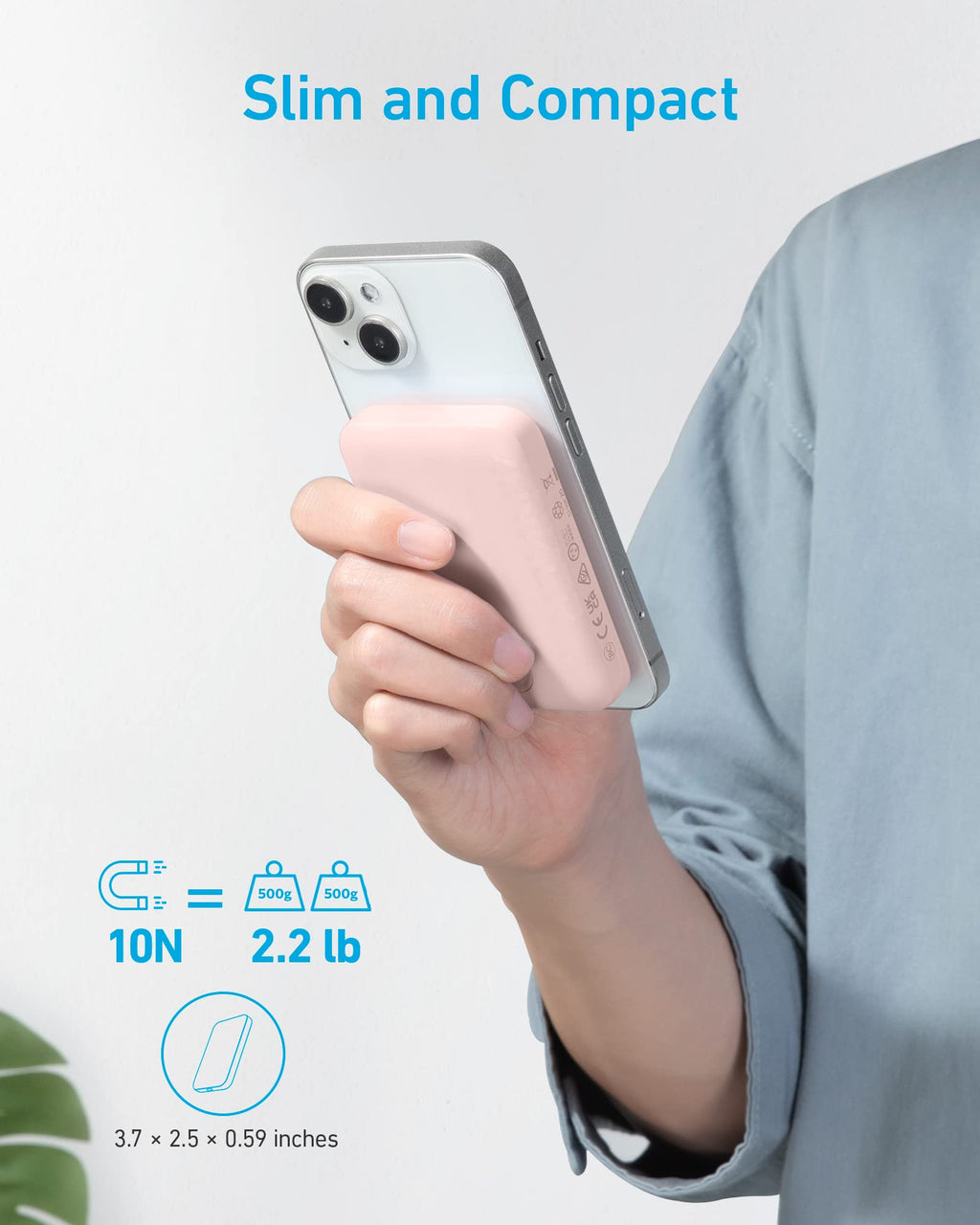 Anker <b>321</b> MagGo Battery (PowerCore Magnetic 5K) - Agenda365.com