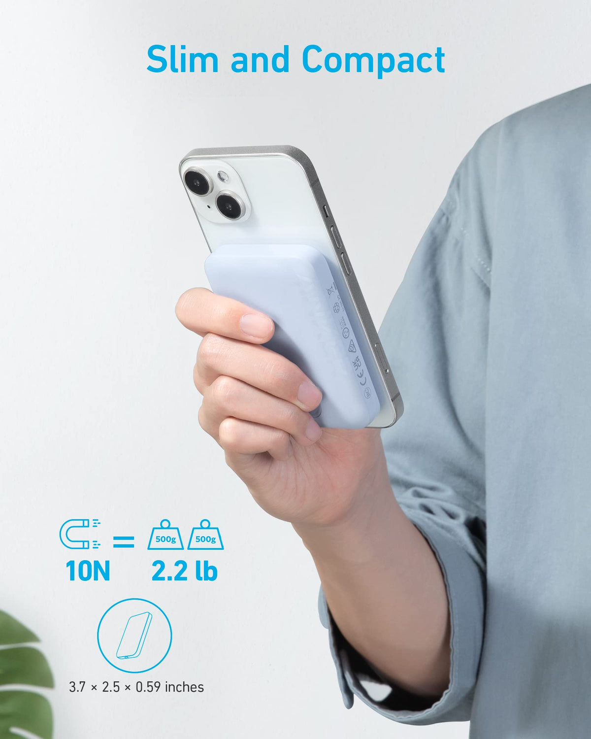 Anker <b>321</b> MagGo Battery (PowerCore Magnetic 5K) - Agenda365.com