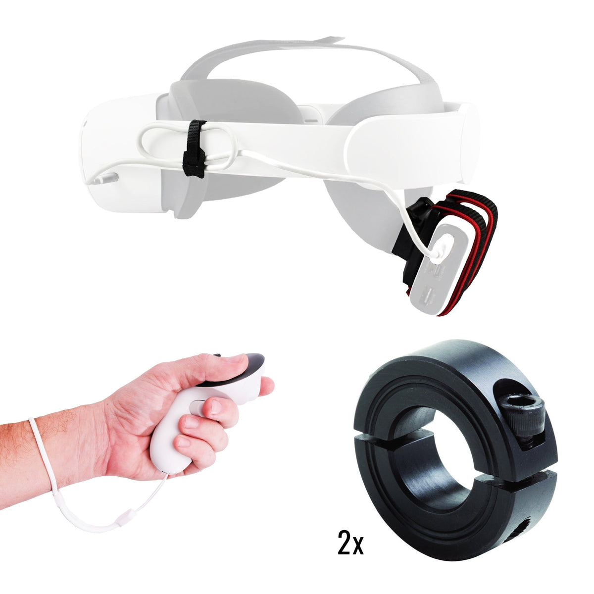 DriVR Ace - VR Golf Club Handle Accessory - Compatible with Quest 3/3s and Pro - Agenda365.com