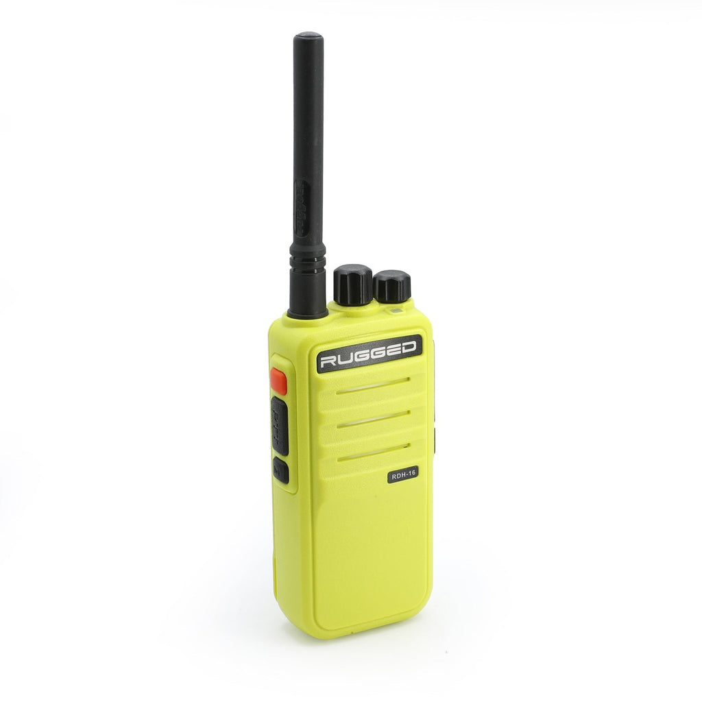 Rugged RDH16 - Business Band Two Way Handheld Radio - Digital and Analog - VHF / Black - Agenda365.com