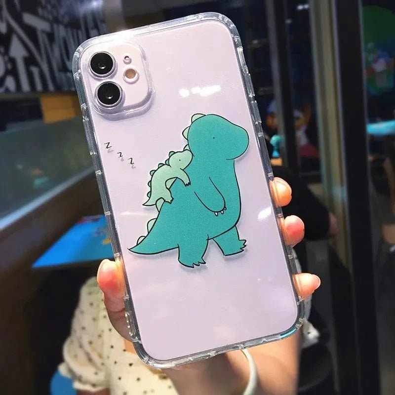 Cute Cartoon Dinosaur iPhone Case - Agenda365.com