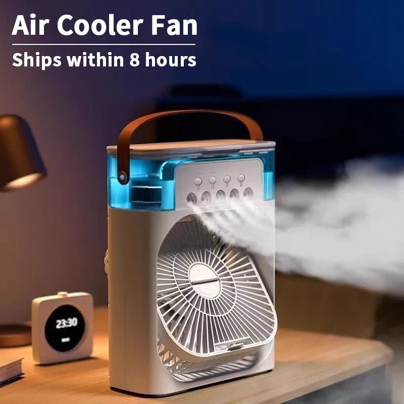 Kualool 3-In-1 Air Cooler Humidifier Portable Night Light - Agenda365.com