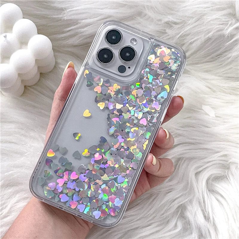 Heart Falling Rain iPhone Case - Agenda365.com