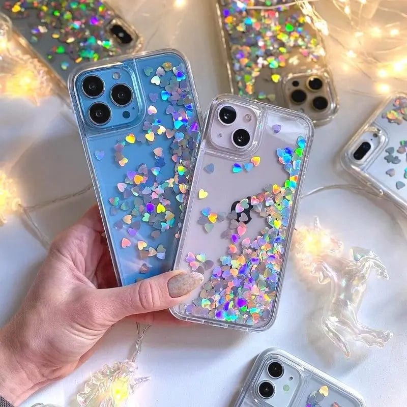 Heart Falling Rain iPhone Case - Agenda365.com