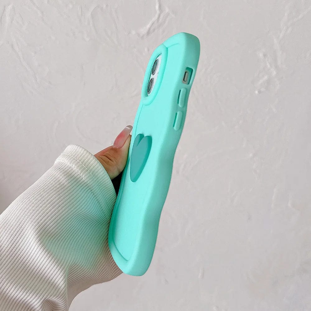 3D Love Heart Wave iPhone Case - Agenda365.com