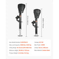 SucceBuy 12V Electric Trailer Jack 7 Pin Connector Crank Handle Lift 5000 Lb - Agenda365.com