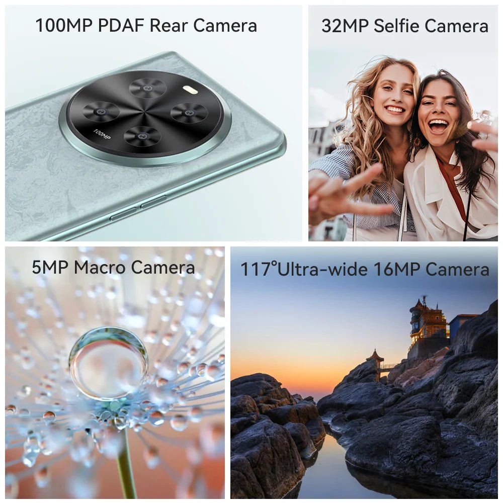 Cubot Hafury Meet, 6.67" 120Hz AMOLED Curved Screen, Smartphone Android, 24GB RAM(12GB+12GB),256GB ROM,Helio G99,Octa-core,100MP - Agenda365.com