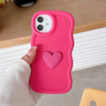 3D Love Heart Wave iPhone Case - Agenda365.com