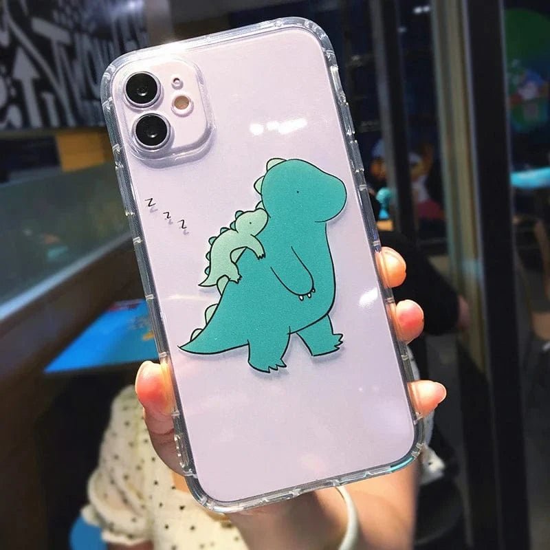 Cute Cartoon Dinosaur iPhone Case - Agenda365.com